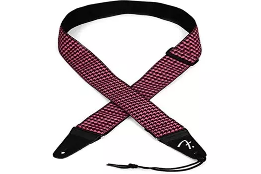 Fender Strap Houndstooth Strap, Pink