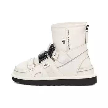 Feng Chen Wang X UGG Другие теплые нескользящие тапочки «два в одном» Короткие зимние ботинки Женские тапочки Белые 1143310-WBLC 44