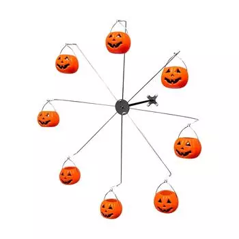 Ferris Wheel Bird Feeder, Fun Rotating Hummingbird Feeder, Pumpkin Head Bird Feeder Stand For Outdoor And Backyard Use One Size