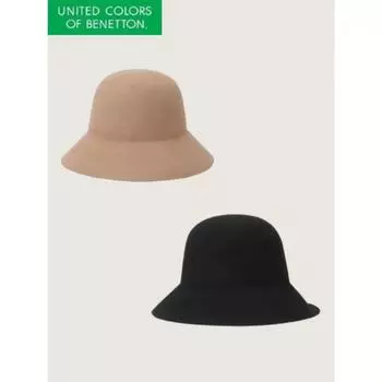 Фетровая шерстяная шляпа Benetton Bccp01411 BG/OS