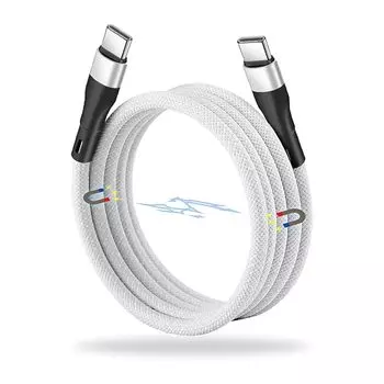 FGY charging cable magnetic auto storage cable magnet charging cable magnet USB Type-A USB-C Type-C fast charging PD60W Type C magnetic adsorption
