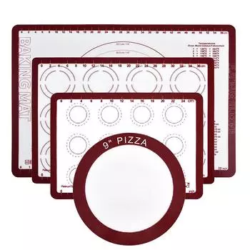 Fiberglass Silicone Baking Tray Mat Baking Mat High-temperature Resistant Non Stick Thickened Oven Mat Macaron