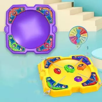 Fidget Spinner 1PCS Детские игрушки Настольная интерактивная игра Диск Многопользовательские соревновательные навыки Мальчики против. Спиннеры жёлтый