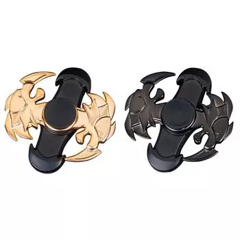 Fidget Spinner Kazoo Metal Rotatable Kazoo Flute Подарки для детей и взрослых (Золото)