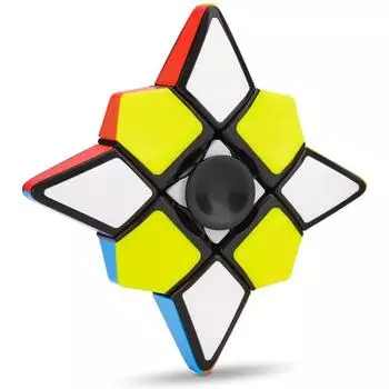 Fidget Spinner Speed 2 в 1 Головоломки без наклеек Волшебная головоломка Волчок Снятие стресса Игрушки для пальцев Дети Взрослые