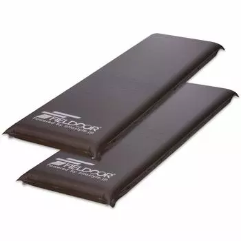 FIELDOOR Car Sleeping 10cm Automatic Inflating 2 High Density Urethane Large Air Outdoor Mat, Thick, Mattress, Pieces, Connectable, Foam, Valve, Mat,