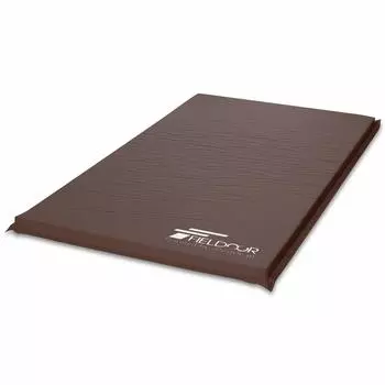 FIELDOOR Car Sleeping Mat 10cm Thick Automatic Inflating Mattress Connectable High Density Urethane Foam Large Valve Air Mat Inflatable Camping