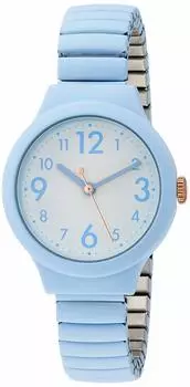 [Fieldwork] Analog Calm Metal Band Bellows White Dial DT114-10 Women s Blue