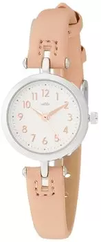 [Fieldwork] Analog I m Silver Leather Strap YM052-2 Women s Pink