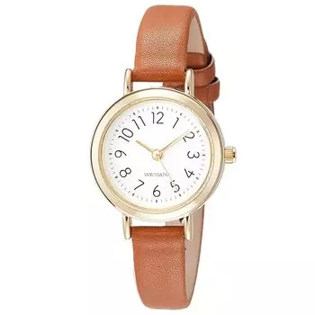 [Fieldwork] Analog Pluy Small Waterproof Leather Strap ST246Z-3 Women s Brown
