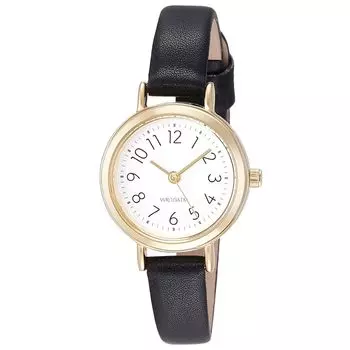 [Fieldwork] Analog Pluy Small Waterproof Leather Strap ST246Z-4 Women s Black