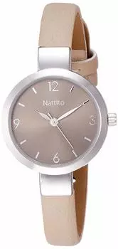 [Fieldwork] Часы Analog Mesto Nickel Free Leather Strap ST208-2 женские серые