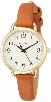 [Fieldwork] Часы аналоговые NF Carla Nickel Free Leather Strap YM029-5 женские коричневые