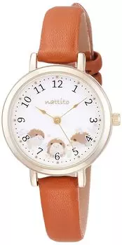 [Fieldwork] Часы аналоговые Yurun Animal Pattern Hedgehog Leather Strap ASS155-4 женские коричневые