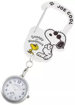[Fieldwork] Карманные часы Snoopy Carabiner Watch White PNT022-1 Женские