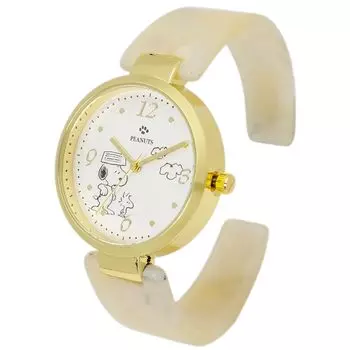 [Fieldwork] Наручные часы Snoopy Analog Acrylic Bangle Watch White PNT038-1 Женские