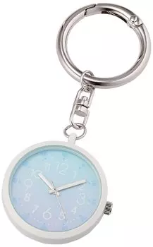 [Fieldwork] Pocket Watch Carabiner Watch Repas Analog Gradient Dial KDS013-1 Girls Silver