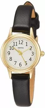[Fieldwork] Watch Analog Casual Watch Popolo Leather Strap White Dial YM020-5 Women s Black