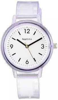 [Fieldwork] Watch Analog Frappe PVC Belt YM048-3 Women s Purple