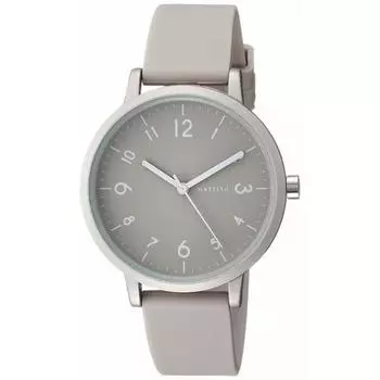 Fieldwork Watch Analog Large Silicone Belt YM007-2 Women s Gray