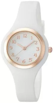 [Fieldwork] Watch Analog Muffin Silicone Belt ASS109-1 Women s White