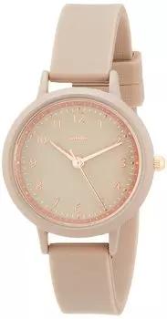 [Fieldwork] Watch Analog Tone Silicone Band YM061-2 Women s Gray
