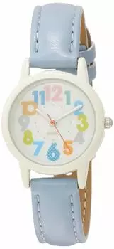 [Fieldwork] Watch Analog Tyrol Leather Strap KDS004-3 Women s Light Blue