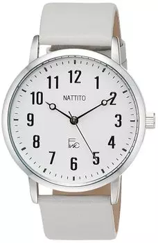 [Fieldwork] Watch Analog WP Idle Waterproof Leather Strap DT168-1 Women s White