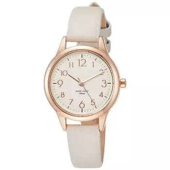 Fieldwork Watch Waterproof Juvia Analog Leather Strap ST257p-1 Women s Gray