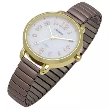 [Fieldwork] Women s Watch Analog Bellows Belt Solar Rechargeable Pink SO Sanija ASS177-3 GrayPingBeigeBlue