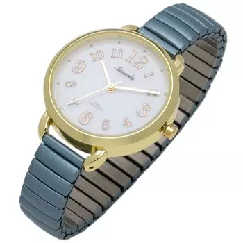 [Fieldwork] Women s Watch Analog Bellows Belt Solar Rechargeable Blue SO Sanija ASS177-4 Gray/Ping/Beige/Blue