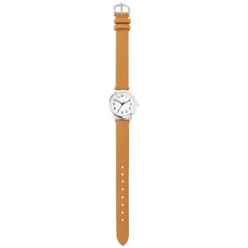 [Fieldwork] Women s Watch Analog Leather Strap Camel Bellini PP007-3 Brown