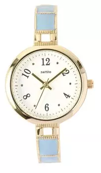 [Fieldwork] Women s Watch Analog Metal Belt Bangle Type Epocolor Katery Blue YM123-3