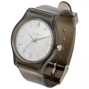 [Fieldwork] Women s Watch Analog PVC Belt Matte Texture Black Foss JN029-5 чёрный