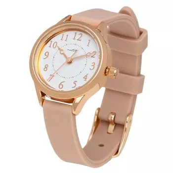 [Fieldwork] Women s Watch Analog Silicone Band Easy to See Pink Kelpie YM094-2