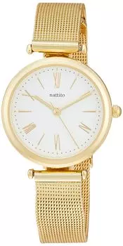 [Fieldwork] Wristwatch Waterproof Mesh Belt Analog WP Misty YM063-2 Women s Gold