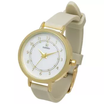 [Fieldwork] Женские часы Analog Silicone Belt Once White YM114-1 White
