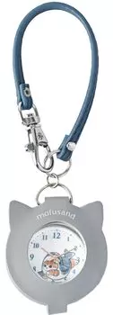 [Fieldwork] Женские карманные часы Analog Bag Charm с ремешком Loupe Watch Loupe G Shark Nyan Blue MSD006-3