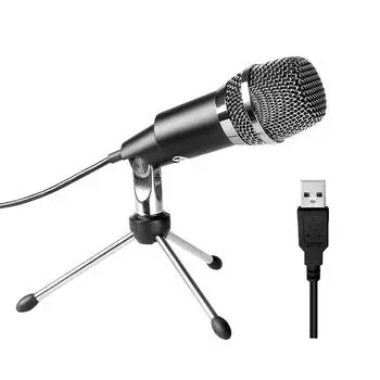 FIFINE USB-микрофон Plug and Play для домашней студии USB-конденсаторный микрофон для Skype YouTube Запись Google Voice Search Gaming для Windows Mac -K668