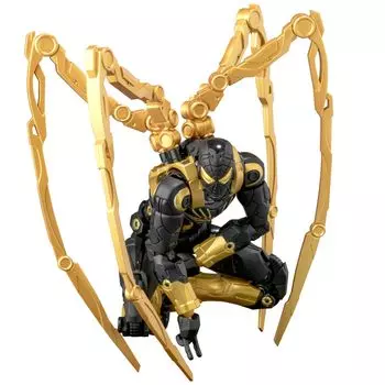 Fighting Armor Iron Spider STEALTH TECH Approximately 165mm and ABS Painted Movable Figure (ONYX Ver.) Die-cast, PVC,