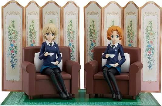 figma Girls Panzer Final Chapter Darjeeling Orange Peko Set окрашенная подвижная фигурка & & немасштабируемая ABS&PVC