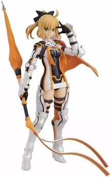 figma GOODSMILE RACING & TYPE-MOON RACING Artoria Pendragon Racing версия. Немасштабная подвижная фигура, окрашенная в АБС и ПВХ