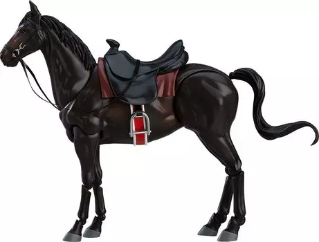 figma horse ver.2 [black deer hair] non-scale plastic painted movable figure