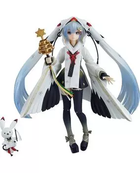 figma Snow Miku Crane Shrine Maiden вер.. (SNOW MIKU 2018, Wonder Festival 2018 [Зима] и т. д.. ограниченное)