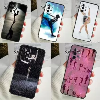 Figure Skating Dance Sport Case For Samsung Galaxy A54 A34 A14 A13 A33 A53 A12 A32 A52 A71 A51 A15 A25 A35 A55 Cover Samsung A22 5G