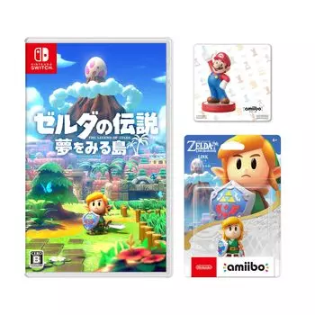 Фигурка amiibo Legend of Dreaming Island Link Legend of Zelda Original включает в себя наклейку Zelda: -Переключить + [Остров грез] (Сериал) [Бонус]