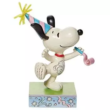 Фигурка Enesco Jim Shore Peanuts Snoopy Birthday Celebrations, 5,25 дюйма, многоцветная