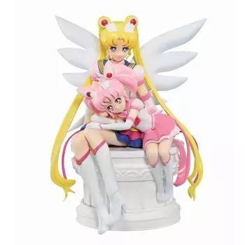 Фигурка Ichibansho - Фильм Sailor Moon Eternal - Eternal Sailor Moon и Eternal Sailor Chibi Moon (Вечные Сейлор Хранители), Bandai Spirits Собирайте