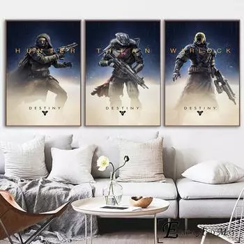 Фигурка игры Destiny, холст, живопись, постеры и принты для гостиной, настенная картина без рамки, домашний декор, распродажа 21cm30cm NoFrame