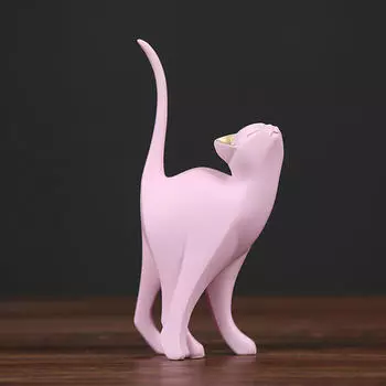 Фигурка кошки, украшения, котенок, декоративные подарки, художественные украшения, настольная статуя для влюбленных